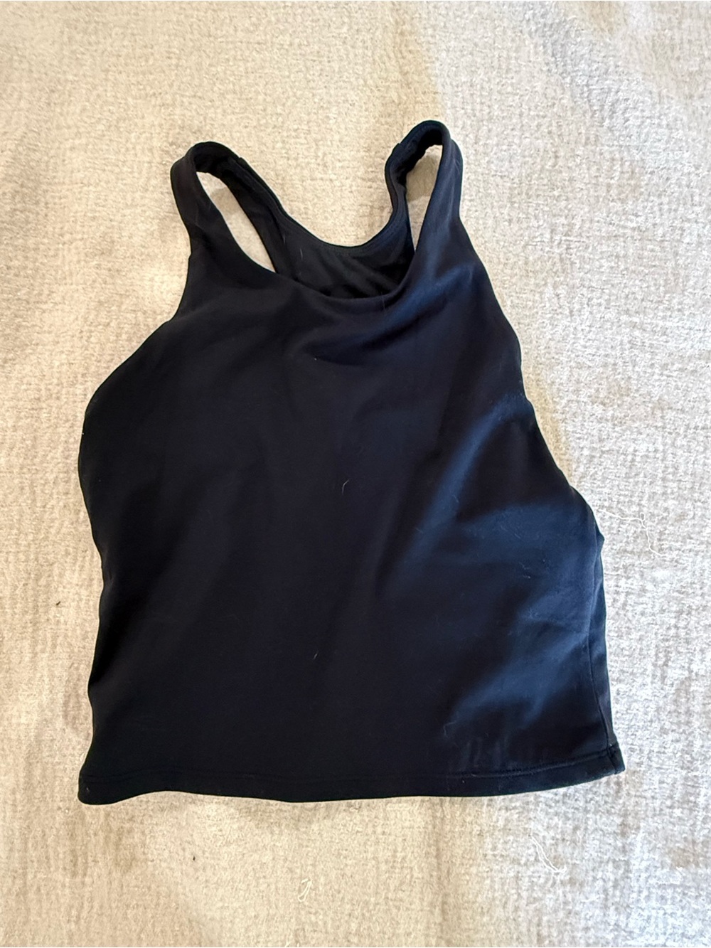 CRZ YOGA Black Racerback Tank Top